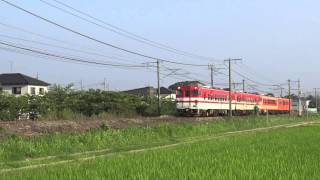 【信越本線】 2547D－キハ40+キハ47+キハ40+キハ47 2015.8.1