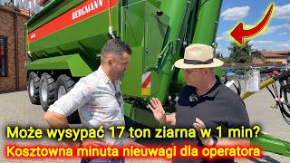 Przeładowuje 35 ton w mniej niż 2,5 minuty 👉 największa przyczepa Bergmann GTW 430 [Korbanek]