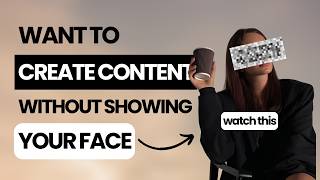 👀 HOW TO create content without showing your face | FACELESS Digital Marketing 101 | Free course