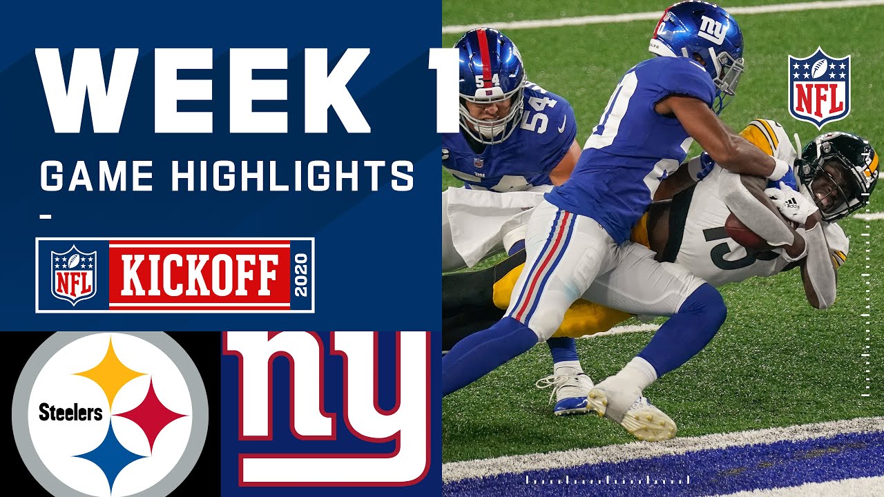 Steelers Vs. Giants Week 1 Highlights | NFL 2020 – Trends