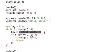 Python [curses] 08 Windows