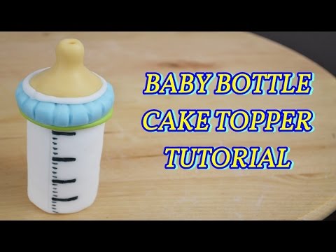 BABY BOTTLE CAKE TOPPER FONDANT - BIBERON PASTA DI ZUCCHERO TORTA DECORATA BABY BOTTLE CAKE TOPPER FONDANT - BIBERON PASTA DI ZUCCHERO TORTA DECORATA