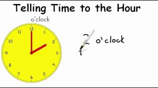 AdaptedMind Math - Telling Time in Hours Lesson