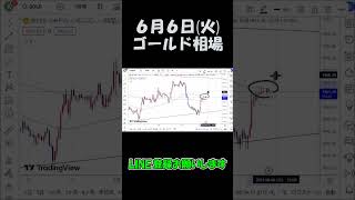 6月6日ゴールド最新予想切り抜き【海外FX/仮想通貨】 #shorts