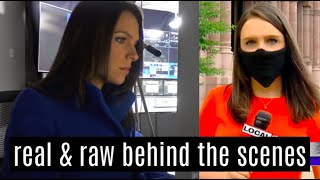 real & raw day in the life of a TV news reporter (things take a turn)