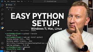 Install Python in VS Code on Windows 11, Mac & Linux (2026)