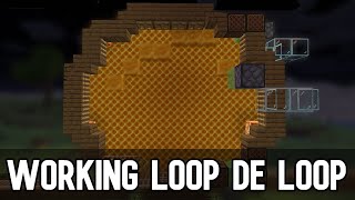 Minecraft Roller Coaster Loop Tutorial