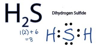 H2S Lewis Structure - How to Draw the Dot Structure for H2S