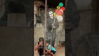 Balloon🎈 Wala Ghost 👻 or Bhai Behen Forest life Bhoot Bhoot #viral #ghost #shorts #funny #balloon