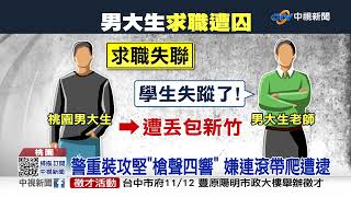 男大生求職遭囚險送柬 警攻堅逮\