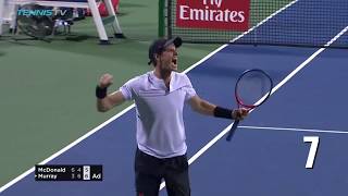 Andy Murray's incredible SEVEN match points vs Mackenzie McDonald | Citi Open 2018