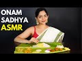 Eating Kerala Onam Sadhya | ASMR | Ahaana Krishna