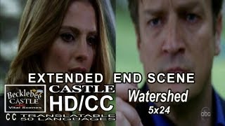 Castle 5x24 Castle Proposes To Beckett Ending Extended \