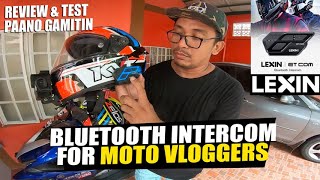 DAPAT MERON KA NITO PAG GUSTO MO MAG MOTOVLOG! (LEXIN Bluetooth Intercom)