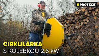 Kolébková pila (cirkulárka) 2,6 kW s kotoučem 505 mm | PROTECO nářadí s.r.o.