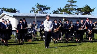 2019-11-23 莵道高校吹奏楽部 宇治駐屯地記念行事