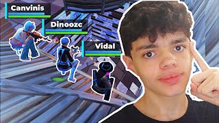 Nosso PRIMEIRO CAMPEONATO TRIO do Fortnite Remix!