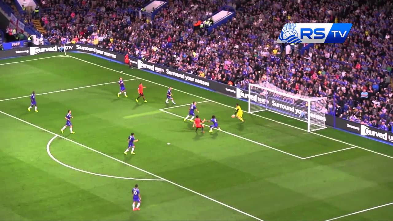 Chelsea FC 2 Vs Real Sociedad 0 (12/08/2014) - YouTube