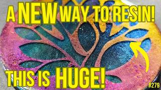 279. Taking Resin Art Into A NEW DEPTH With HAIRSPRAY!