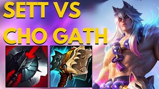 Sett VS cho'gath Top lane [14.23]