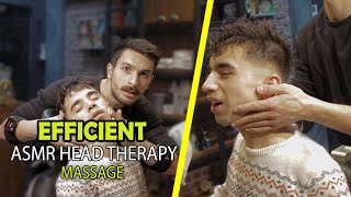 Efficient ASMR Barber Massage - ASMR Head Massage for Sleep Relief