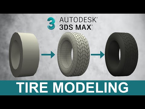 Tire Modeling 3ds Max Tutorial Youtube