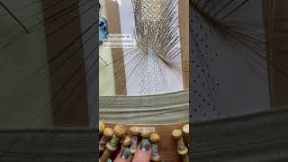 60 sec gold 🕷️ 🥰 A bobbin lace labor of love! #bobbinlace #lace #artisan #artist