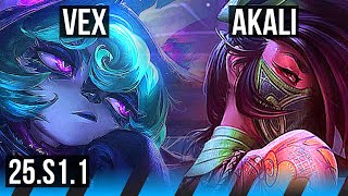 VEX vs AKALI (MID) | KR Master | 25.S1.1