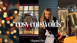 A cosy roadtrip to the Cotswolds & Christmas shopping at Bicester Village | Vlogmas Day 1