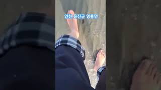 맨발걷기 장경리해수욕장 인천 옹진군 영흥면 인천맨발걷기운동본부옹진군지회장 촬영감독 최근근황 최초공개하면 생기는일 #shorts