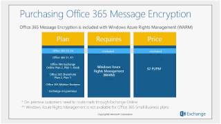 Office 365 Message Encryption - A Techinical Webcast from Microsoft