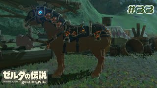 【ゼルダの伝説】かっこいい馬具なのはわかるけど、目は見えた方がいいんじゃないかな【ブレスオブザワイルド】 #33