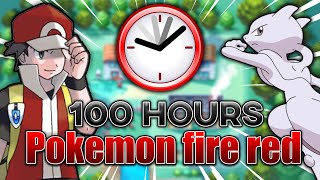 I Played Pokemon Fire Red For 100 Hours... Here's What Happened!