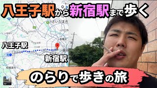 八王子駅から新宿駅まで歩く＃２