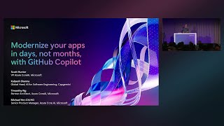 Modernize your apps in days with AI agents in GitHub Copilot | BRK103