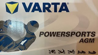 Varta Powersports AGM Battery Activation| Unboxing | Recharging