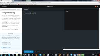 JavaScript Tutorial Episode 3 (CodeCademy)