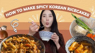 how to make korean spicy rice cake | tteokbokki