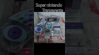 Super nintendo transparente comprado na olx #playstation #olx