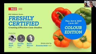 RGD Webinar: Freshly Certified — Effective Case Studies Using Colour