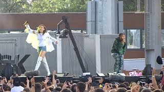 Pharrell Williams w - Miley Cyrus - Happy at One Love Manchester on 4th June 2017 in Old Trafford