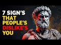 7 SIGNS SOMEONE SECRETLY DISLIKES YOU | MARCUS AURELIUS  STOICISM