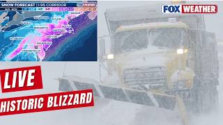 LIVE Coverage Tracking Historic Nor'easter Bomb Cyclone Blizzard Threatening Northeast | FOX Weather