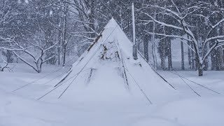 Winter Camping in a Snowstorm | Ep.12