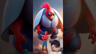chiken avengers part-1 #spiderman #trending #marvel #avengers #ironman #hulk #viral #shorts