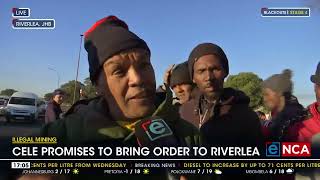 Illegal Mining | Cele promises to bring order to Riverlea