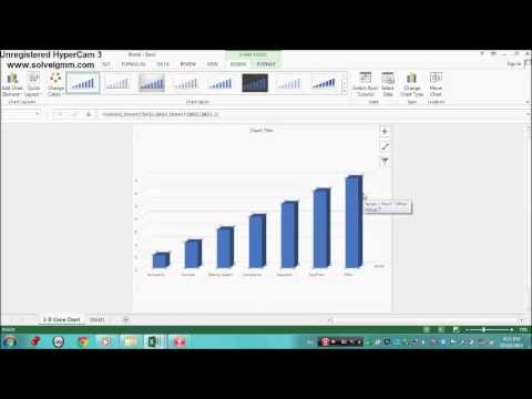 Excel 3D cone chart Excel 3D cone chart