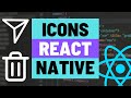 Vector Icons and Icon Buttons for Expo React Native Apps - EvilIcons, FontAwesome, IonIcons & More