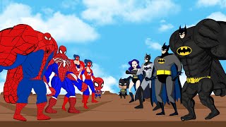 Evolution Of SPIDERMAN Family Vs Evolution Of BATMAN Family: Who Will Win? | SUPER HEROES MOVIE