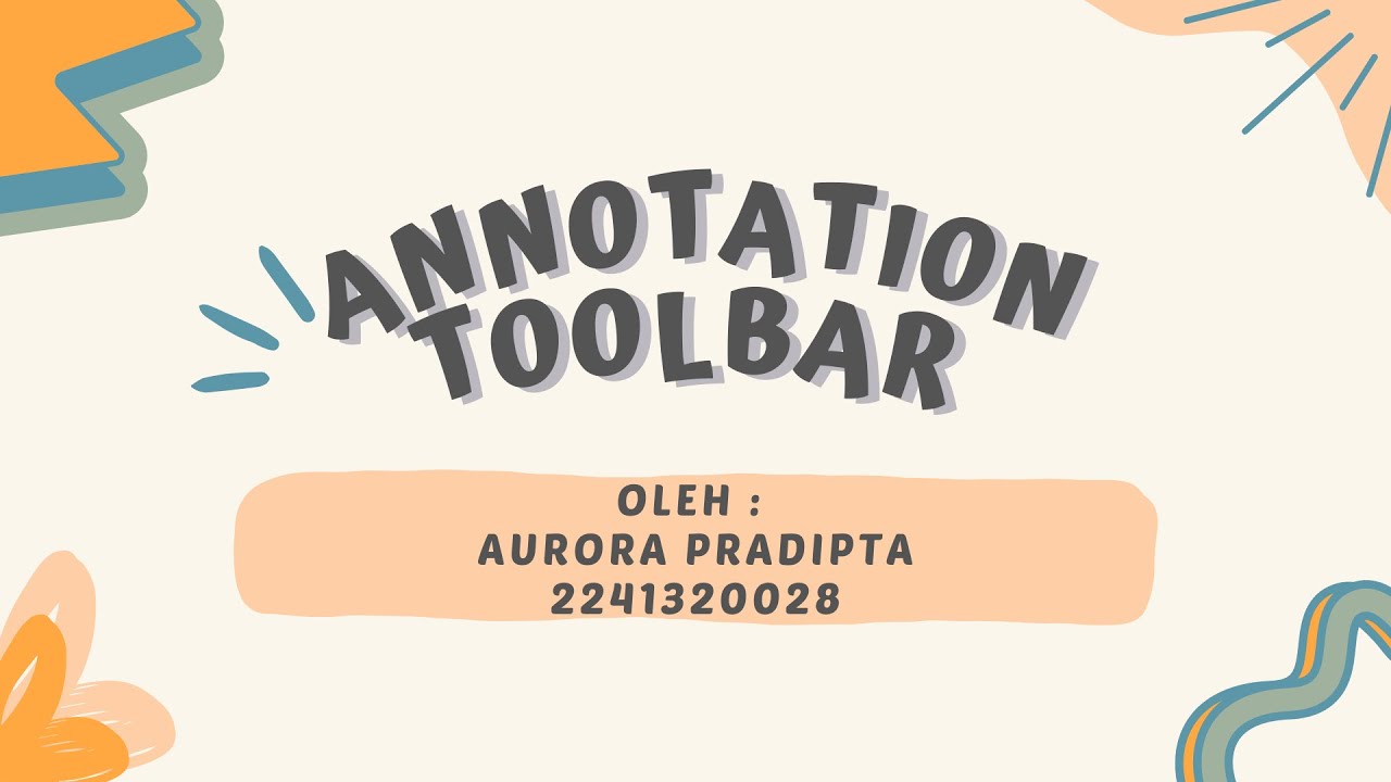 Pengenalan Toolbar Annotation Youtube